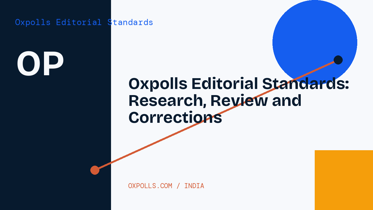 Oxpolls Editorial Standards: Research, Review and Corrections